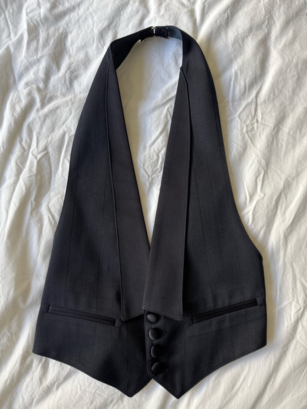 Christian Dior Dark Navy Blue Tailored Vest